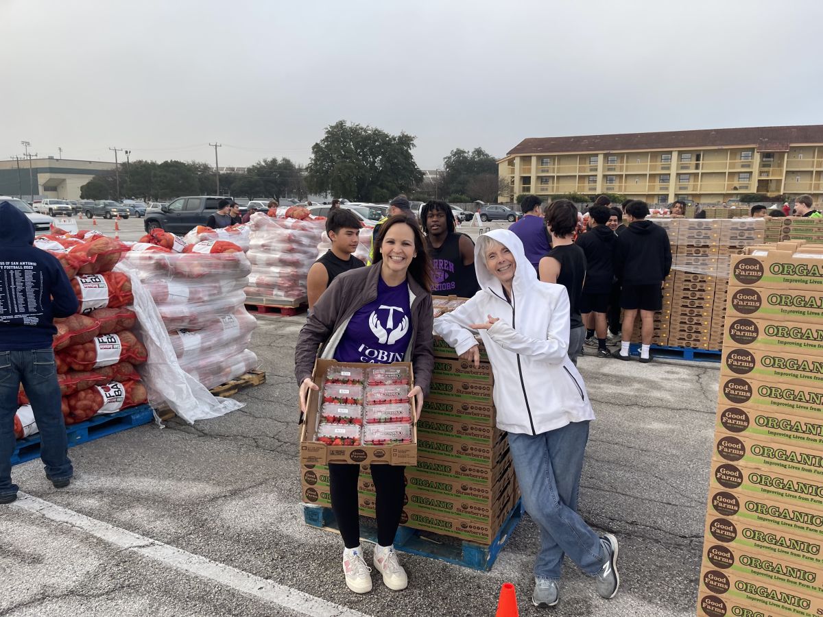 Tobin Cares Volunteers at the SA Food Bank