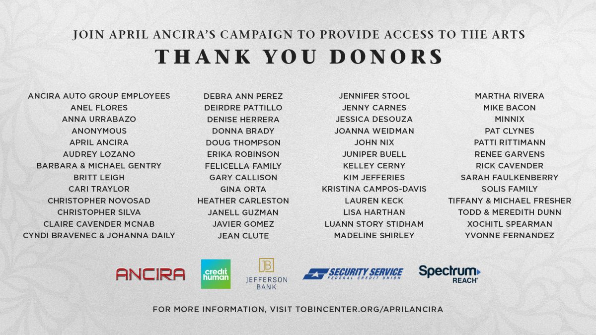 Thank you donors!
